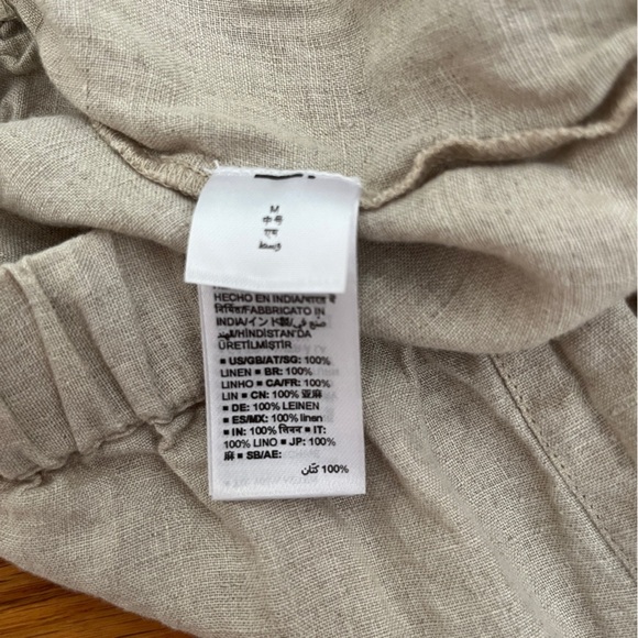 Amazon The Drop Linen Short with Drawstring Waist - Picture 5 of 6